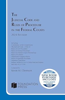 Paperback The Judicial Code and Rules of Procedure in the Federal Courts, 2024 Revision (Selected Statutes) Book