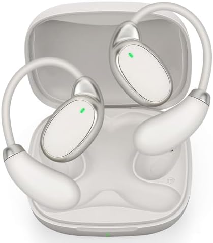 Language Translator Earbuds Offer Two Way Real-time Translation in 138 Languages, with Bluetooth and an APP Provide Online Instant Voice Translation for Travel Business and Learning White