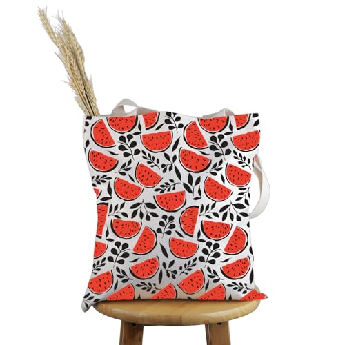 PWHAOO Watermelon Design Tote Bag