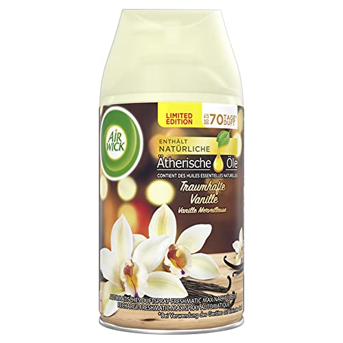 Air Wick Freshmatic Max Raumspray – Nachfüller für den Air Wick Freshmatic Max – Duft: Warme Vanilleplätzchen – 6 x 250 ml Nachfüller Raumduft und Lufterfrischer