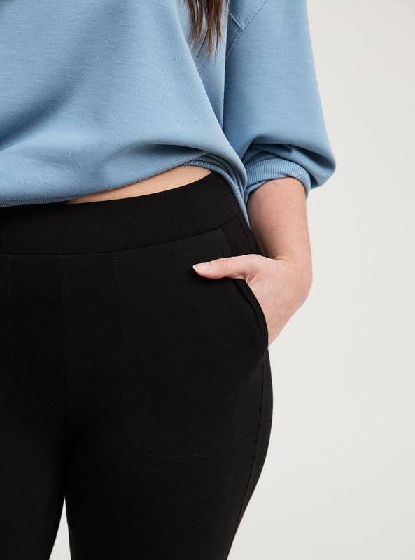 Torrid Women's Plus Size Leggings - Full-Length Slim Boot Pocket Legging3