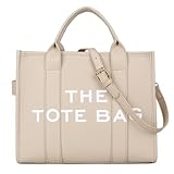 【Large-Capacity Tote Bag】Diese Damenhandtasche hat eine leichte Größe von 330*270*160mm (LWH) und große Kapazität, um verschiedene Aufbewahrungsanforderungen zu erfüllen. Sie können Ihre täglichen Utensilien wie Mobiltelefone, Tablets, Gläser, Schlüssel, Snacks und Getränke aufbewahren. Diese Tragetasche bietet Platz für alle Gegenstände, die Sie tragen müssen.