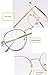 Flydo Gafas Metal Redondas Estilo Retro de los Años Sesenta Hombre y...