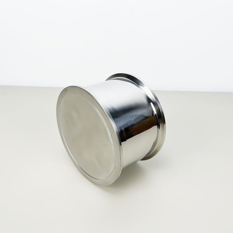 6" (152mm) OD167mm Tri-clamp Extraction Tank by High Pressure,Height 4"(102mm) Recovery Tank, Corrosion Resistant SS304 Plumbing Fittings
