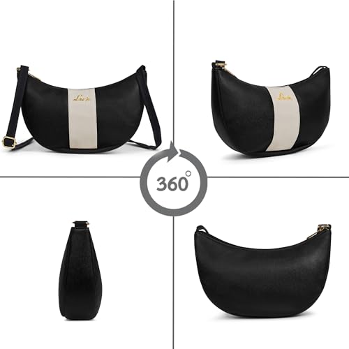 Image of Lavie Women's Bonnie Hobo Colorblock Crossbody Sling Bag | Ladies Purse Handbag | Gift for Women
