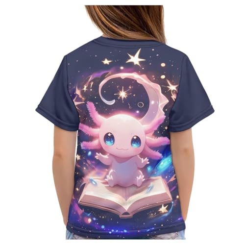 Image of Kids Graphic T-Shirt Boys Girls Novelty Tees Top Short Sleeve Shirts Summer Blouses 3-16
