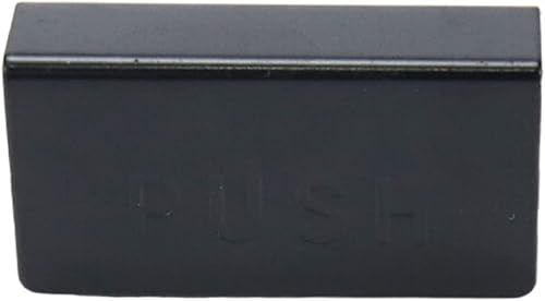 Miniatura 9 de Crapyt 4 piezas de vidrio para puerta magnética táctil de 1.57 x 0.83 x 0.39 pulgadas, abrazadera de puerta de vidrio, placa magnética plateada para