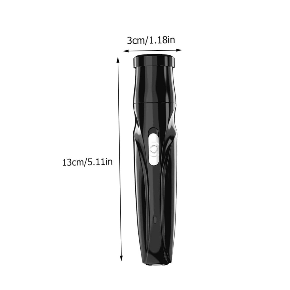 WOFASHPURET Nose Hair Trimmer Eyebrow Hair Remover Electric Razor 3D Rotation Head Multiple Replacement Heads