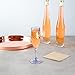 Restaurantware-Bev Tek 6 Ounce Champagne Flutes, 10 Heavy-Duty Sparkling Champagne Flutes - Dishwashable, Shatterproof, Clear Plastic Mimosa Glasses, For All Kinds Of Beverages