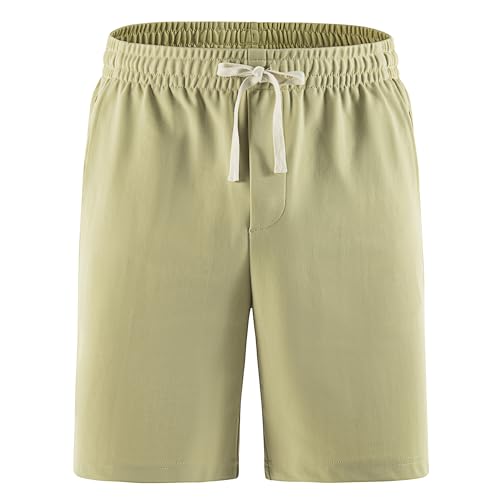 Men's Casual Shorts Elastic Waist Drawstring Lightweight Outdoor Summer Beach Shorts with Pockets Hiking Shorts - Image 3