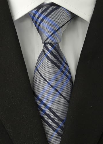 Image of Men's Necktie Classic Silk Tie Woven Jacquard Neck Ties 9 PCS