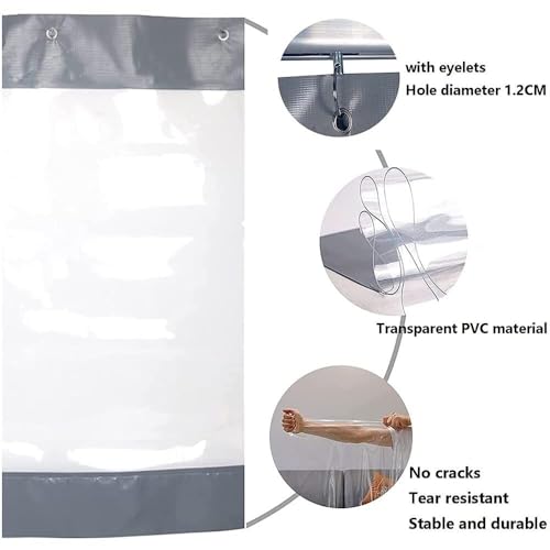 Rideau de séparation de garage en vinyle imperméable et bâche de protection