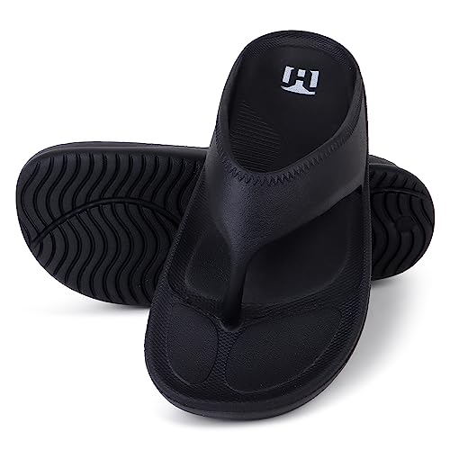 Image of Hygear Men's James EVA Slippers | Ultra Soft Cushion | Lightweight | Waterproof |Stylish | Anti-Skid | Comfortable Daily Wear Slippers for Men
