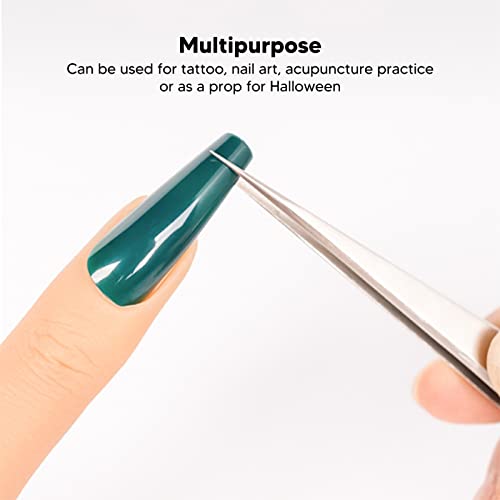 2 Stück Silikon-Übungsfinger Hand, Nagel-Trainingsfinger Biegbarer Flexibler Silikon-Übungsfinger Modell Silikon-Nagel-Trainingsfinger für Acrylnägel Maniküre-Kunst-Finger-Modus(Hautfarbe)