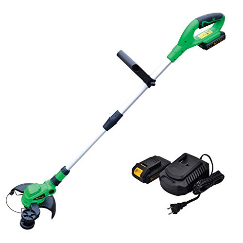 werktough 20V G001 Cordless Grass Trimmer with 2.0A Battery and Fast Charger
