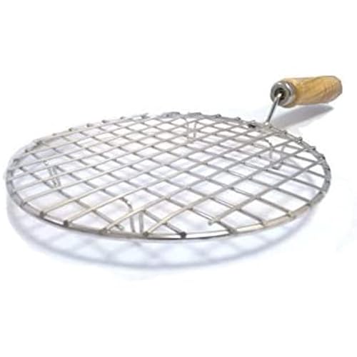 Tabakh Stainless Steel Wire Roaster, Papad Jali, Round #TOP1