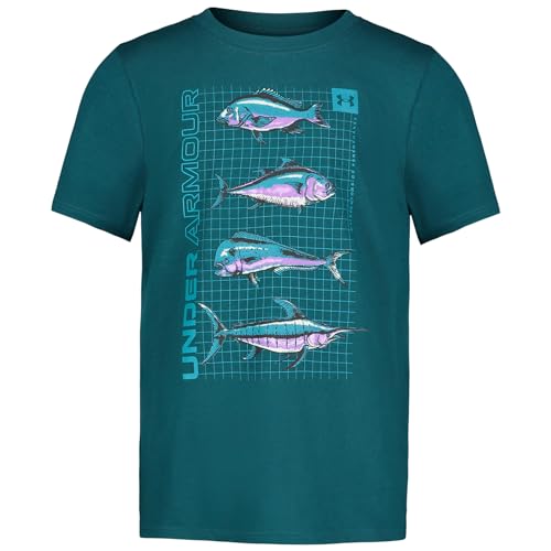 Image of Under Armour Boys' Short Sleeve Graphic T-Shirt, Soft & Comfortable, Outdoor Collection