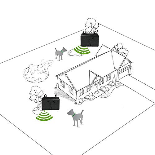 Esosy Anti Barking Device Dog Bark Control Device 50 Ft Range Barking Device, Ultrasound Mini Outdoor Dog Bark Control, Anti-Bark Deterrent, Stop Bark, Indoor/Outdoor Stop Bark Security For Dogs #TOP5