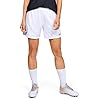 Under-Armour-Womens-Microthread-Match-Shorts Under Armour Women's Microthread Match Soccer Shorts , White (100)/Black , Medium