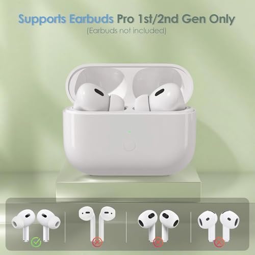 Image of Wireless Charging Case Replacement Compatible with AirPods Pro 1 /2 L-Port