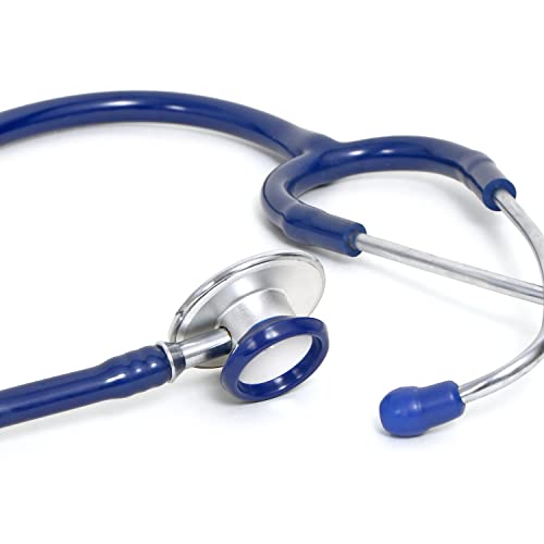 Image of RCSP Stethoscope for Doctors Micro Plus Students Medical Professional Version Blue Aluminum Chest Piece