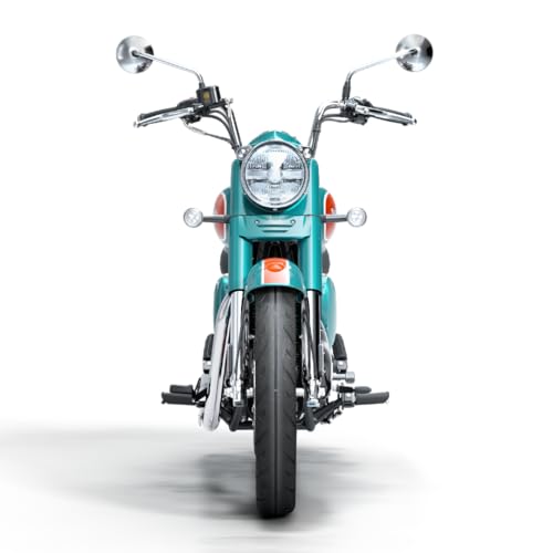 Image of Royal Enfield Goan Classic 350 with Disc & Spoke Wheel Motorcycle (Teal Blue) Booking for Ex-Showroom Price