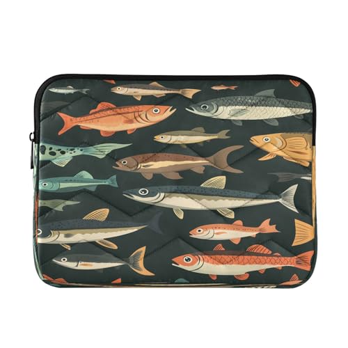 Funda para portátil Kigai Cute Fish 15-16 pulgadas miniatura 1