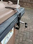 Oasis BinLoc wheelie bin lid lock The ultimate lid lock. Fabricated galvanised steel construction with inbuilt push fit pinlock, no seperate padlock required. Easy clip on and clip off.