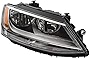Brock Headlight fits 11-18 Volkswagen Jetta /GLI & Hybrid Passenger Halogen Headlamp