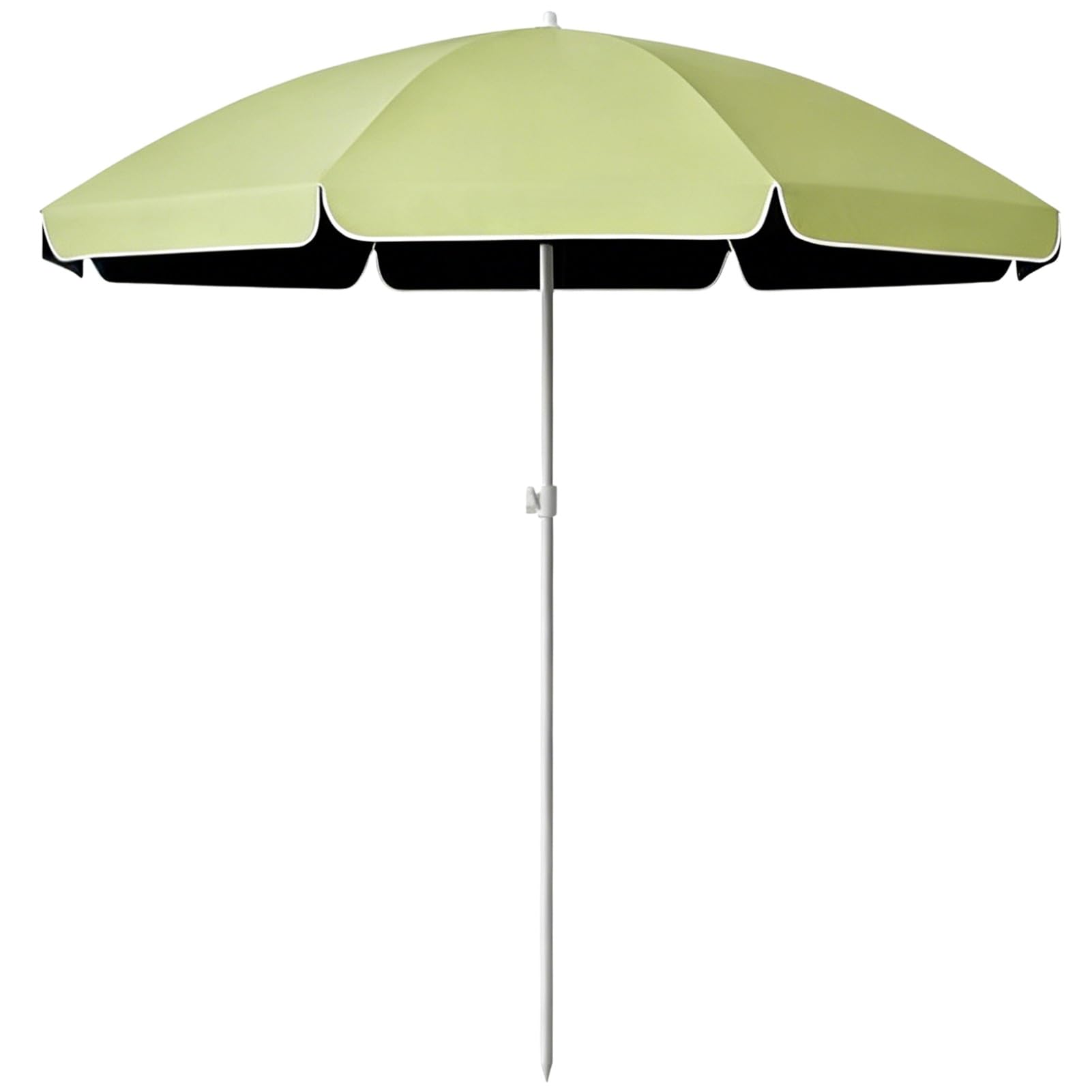 Parasol Plażowy 240 cm z Regulowaną Wysokością, Wodoodporny Parasol Ogrodowy z UPF 50+, do Ogrodu na Plażę na Kemping