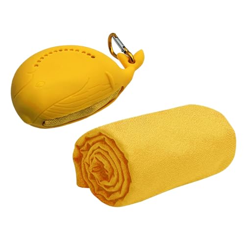 QSTDGVPW Cooling Sport Towel Chilly Cool Towel for Travel Outdoor Activities Basketball Sports, Yellow
