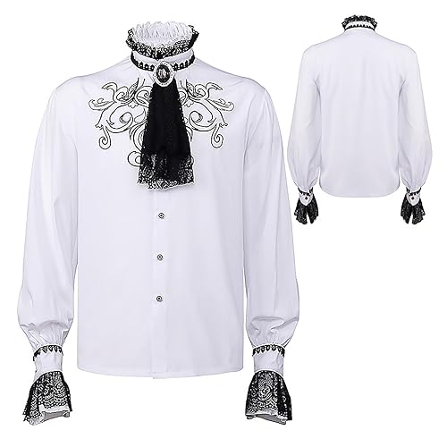 Camisas piratas con volantes que solucionan la falta de realismo medieval
