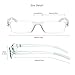 LifeArt Blue Light Blocking Reading Glasses, 2 or 4-Pack Men’s and Women’s Rectangular Frame, Anti-Reflective Lenses, +1.50Magnifaction
