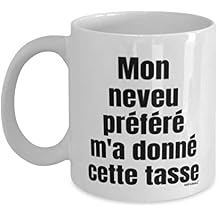 Neveus Tasse - Cadeau pour Neveu - Mon prefere ma donne cette tasse - Mug Cup - wm9004