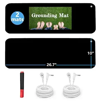 Grounding Mat Kit (2 Pack) - Indoor Grounding for Full Body Balance & Wellness