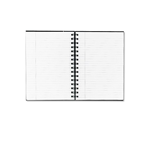 Tops 25330 Exec Notebook,20Lb,Wirebound,96 Shts,8-1/4-Inch X5-7/8-Inch,Bk/Gy #TOP12