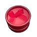 Noete Kleines Tragbar Schmuckkästchen Runde Schmuck Box Verpackung Box Schmuck Silber Schmuck Box Ohrring Ring Halskette Set Geschenk Box kompakt Portable Kleines Tragbar Reisen Schmuckkasten5.3*3.9cm