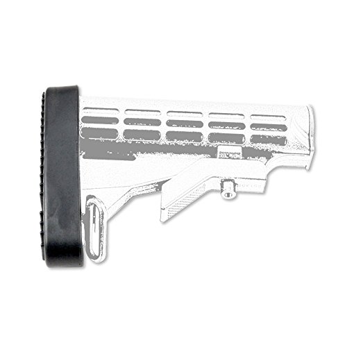 Sniper Ribbed Stealth Slip On Rubber Combat Butt Pad For 6 Position Stock #TOP5