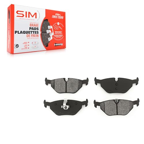 SIM Rear Semi-Metallic Disc Brake Pads SIM-763 Replacement For BMW Z4 325Ci 325i 320i 325xi Saab 328i 9-5 323i 318i 323Ci 328is 318ti 9-3 328Ci 323is 318is by SIM - Used condition - CA$15.19