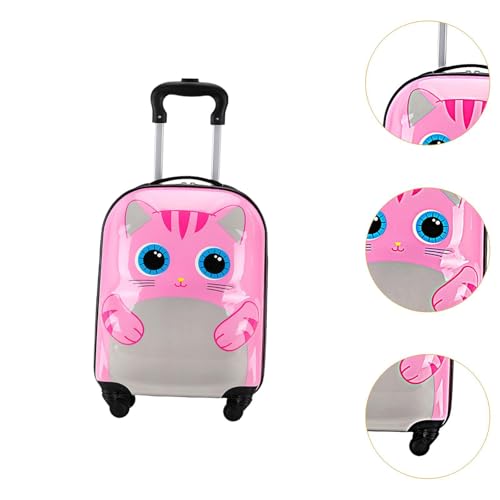 jojomis 18 Inch Kids Luggage Carry On with 4 Wheels Lightweight Hardside Suitcase Adjustable Handle Travel Luggage for Children2