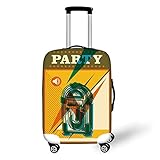 ☁ Superior sublimation quality and digital print makes the pattern more vivid and the color brighter.Protect your suitcase against dirt and scratch，make your suitcase instantly recognizable.