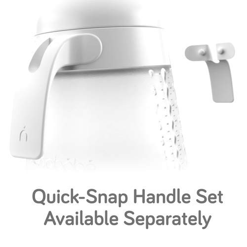 Nanobébé Flexy Silicone Baby Bottle, Anti-Colic, Natural Feel, Non-Collapsing Nipple, Non-Tip Stable Base, Easy To Clean, 3-Pack, Gray, 9Oz #TOP7