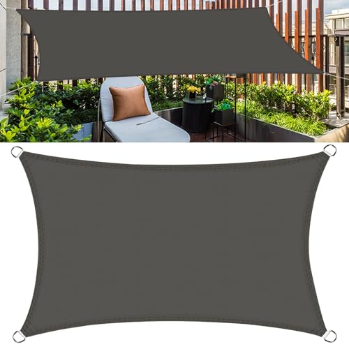 Toile d'ombrage anti-déchirure 2.5x4 m pour ombrager une terrasse chaude