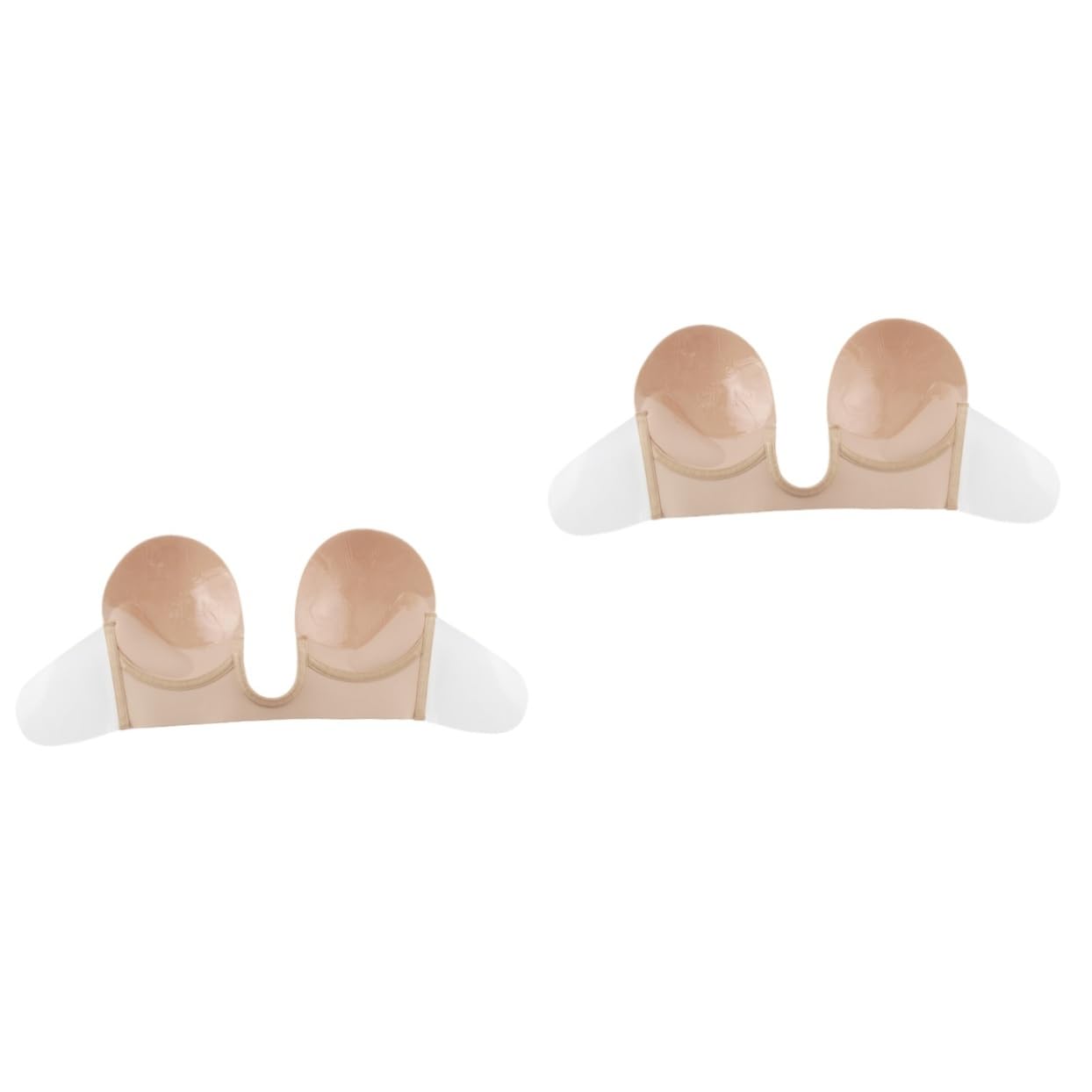 LIFKOME 2 Piezas De Empanadas Reutilizables Sujetador Halter Copa De Sujetador Sin Costuras Sujetador Invisible Sin Tirantes Pétalos De Sujetador Sin Espalda Sujetador Sin