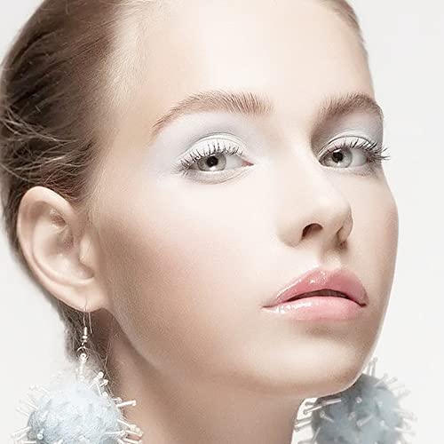 Mysense Single Matte White Eyeshadow,Pressed Fine Powder Eye Shadow,High Pigment Longwear Single White Eye Makeup For Day&Night #TOP2