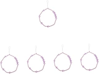 Obuyke 5Pcs Tiras De Telefone Móvel Pulseira De Telefone Charme Cordão De Telefone Pulseira Charme Frisado Telefone Charme Corrente Pulseira Cordão Cordão Roxo Pulseira Cordão Pulseira