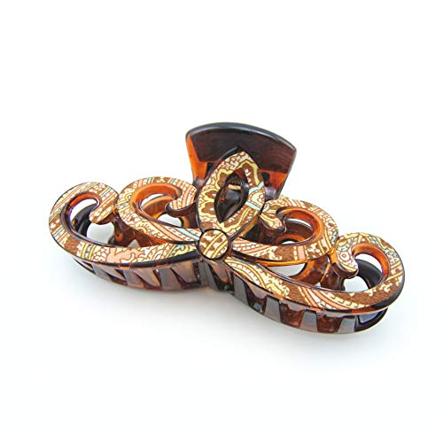 Large Oversized Claw Clip – Crown Brown (Single)