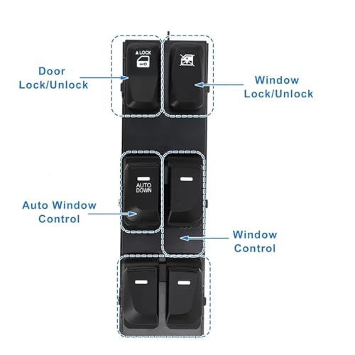 Commande de lève-vitre 93570-2S150 réactive à 16 broches - 5