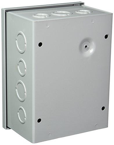 Hoffman Ahe8X6X4 Pull Box, Hinged Cover, Steel, 8" X 6" X 4", Gray #TOP1
