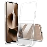 Liisooka Cover per Motorola Razr 60 Ultra, Custodia in TPU Antiurto Sottile di Livello Militare, Resistente all'ingiallimento, Case per Telefono in PC Rigido, Retro Antigraffio, Trasparente